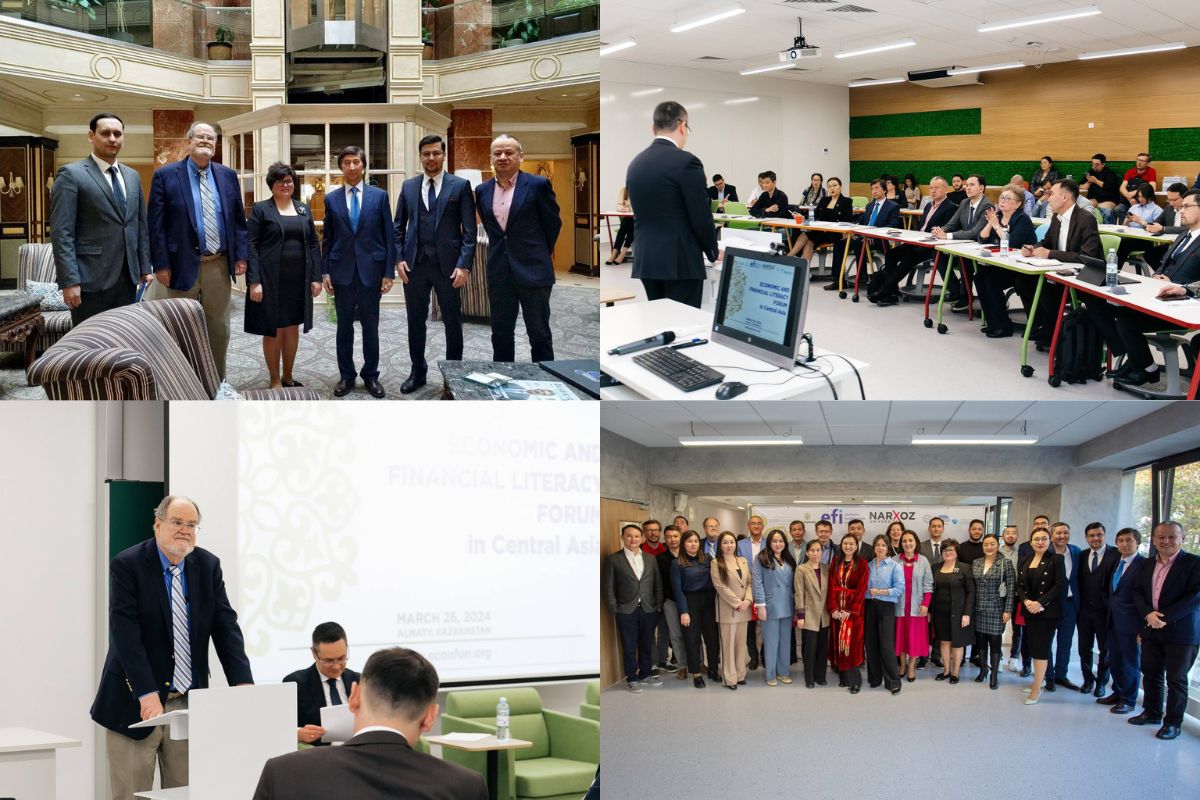 WIUT Faculty members participated in the Central Asia Economic & Financial Literacy Forum