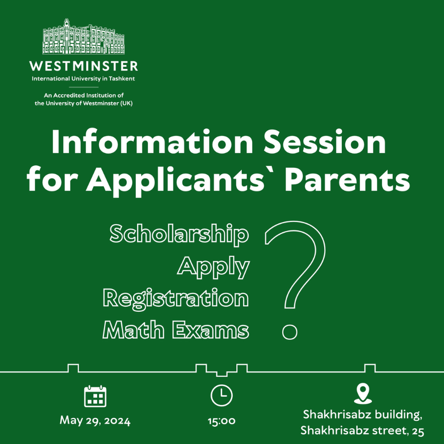 Information Session for applicants' parents