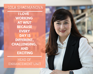 Lola Shodmonova - LRC Policy and Perfomance Officer