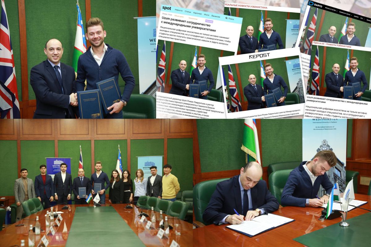 MoU between WIUT and Uzum: Empowering the Digital Ecosystem