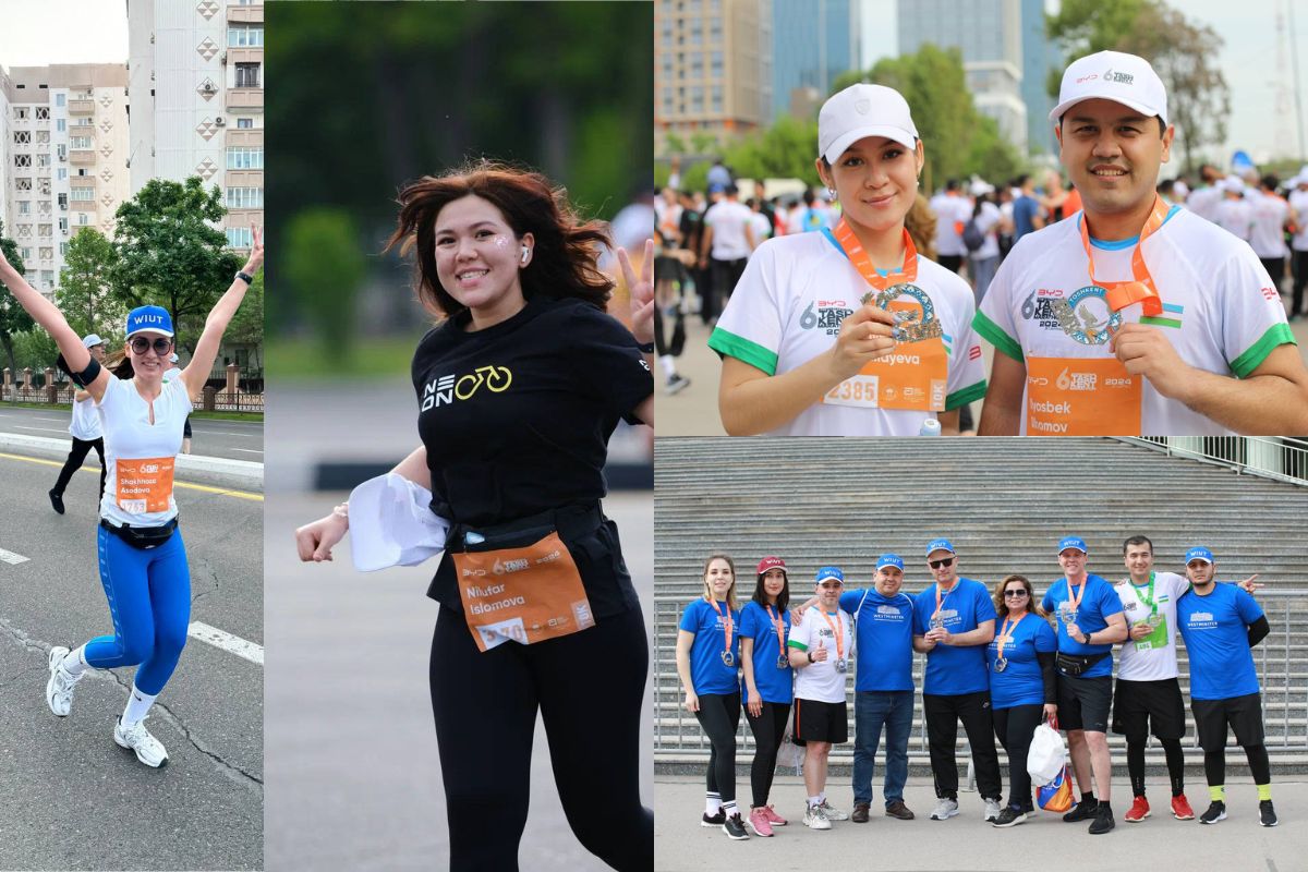 WIUT Staff, Students and Faculty Members took part in the 6th Tashkent International Marathon