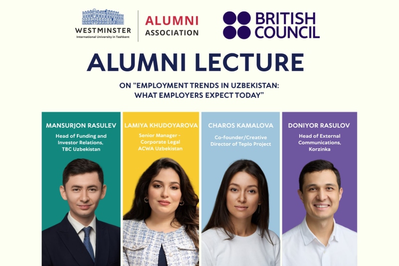Alumni Lecture: Employment Trends in Uzbekistan - What Employers Expect Today