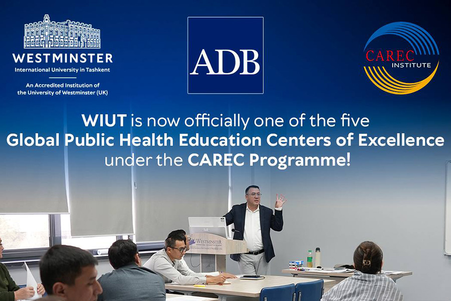 WIUT Recognised as a Global Public Health Education Centre of Excellence under CAREC 